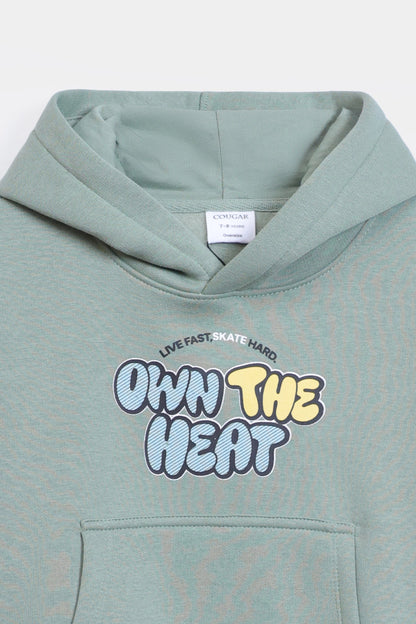 Text Print Pullover - Cougar Clothing