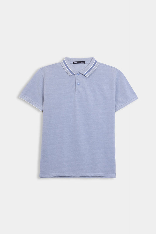 Tipped Pique Polo - Cougar Clothing
