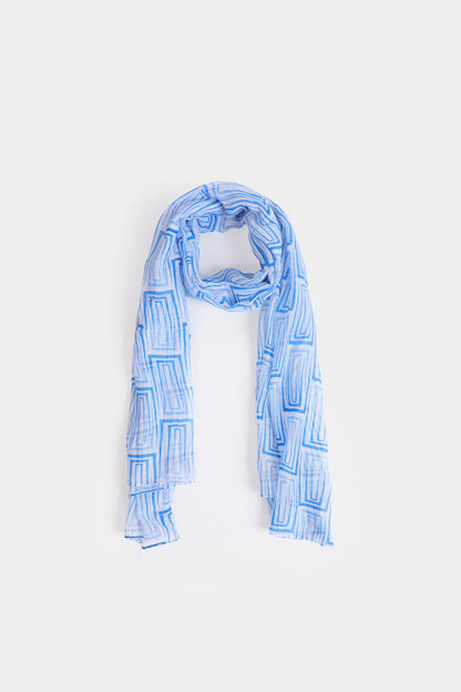 Square Print Scarf - Cougar Clothing