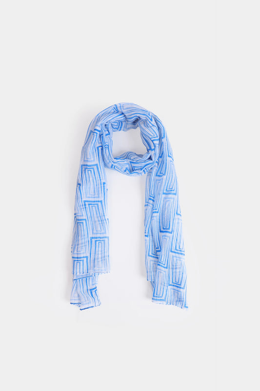 Square Print Scarf - Cougar Clothing