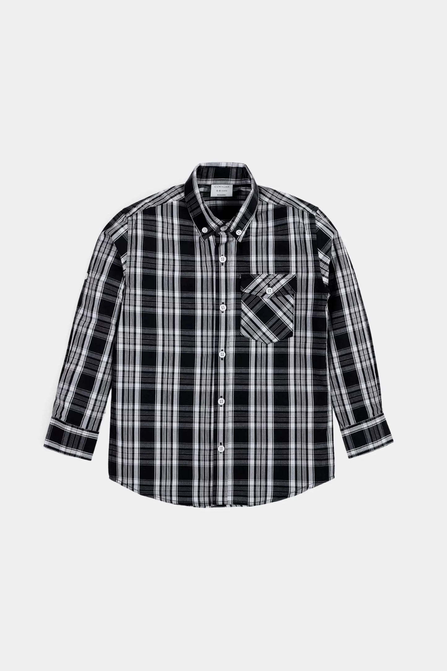 Checkered Shirt With Patch Pocket - Cougar Clothing