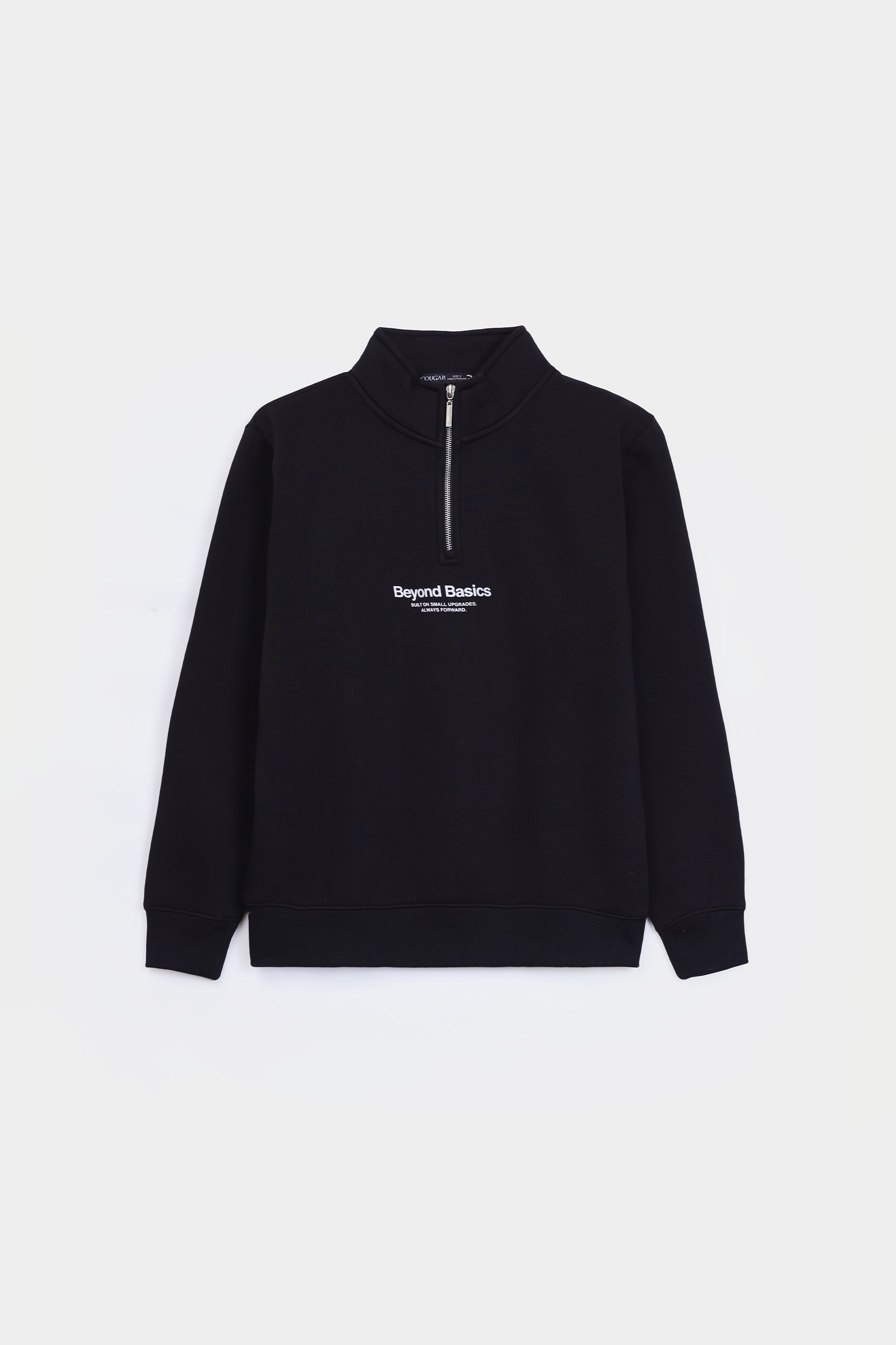 Quarter Zip Printed Sweatshirt - Cougar Clothing