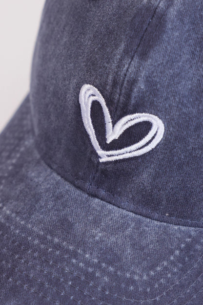 Embroidered Heart P-Cap - Cougar Clothing