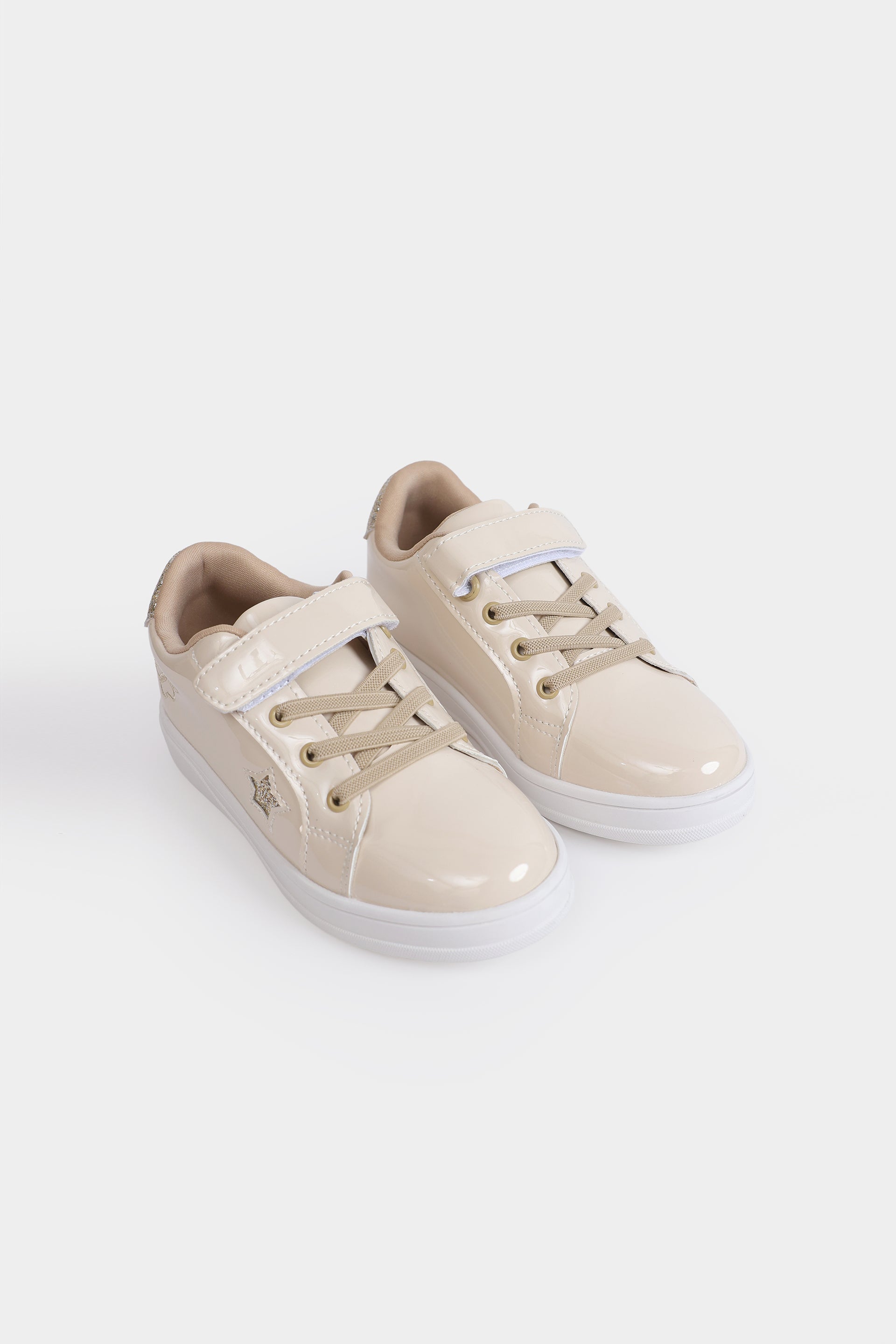 Velcro Glossy Sneakers - Cougar Clothing