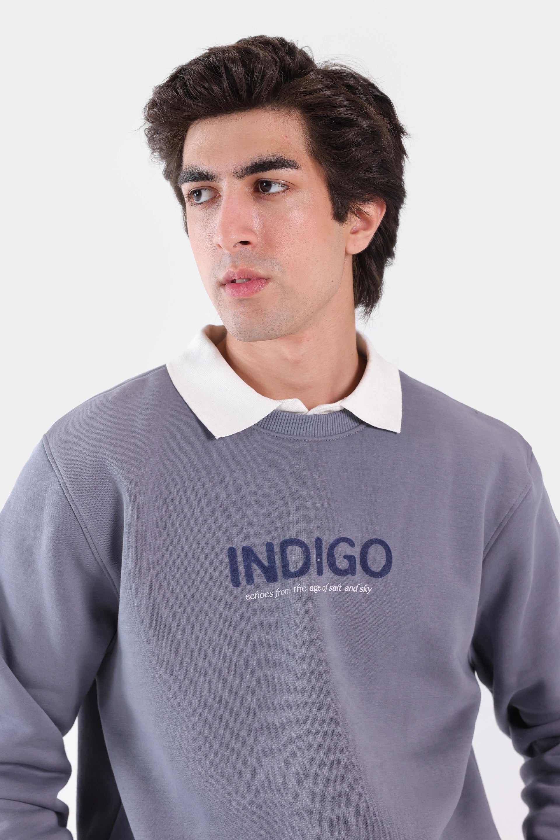 Indigo Fleece Sweatshirt - Cougar Clothing