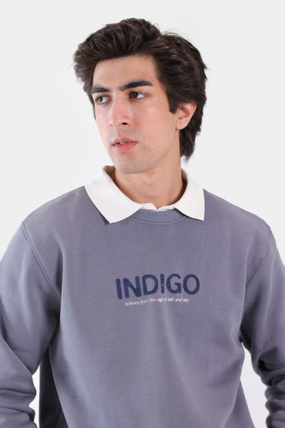Indigo Fleece Sweatshirt - Cougar Clothing