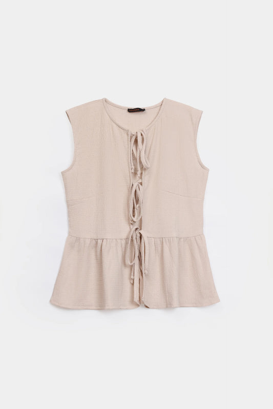Tie-Front Top - Cougar Clothing