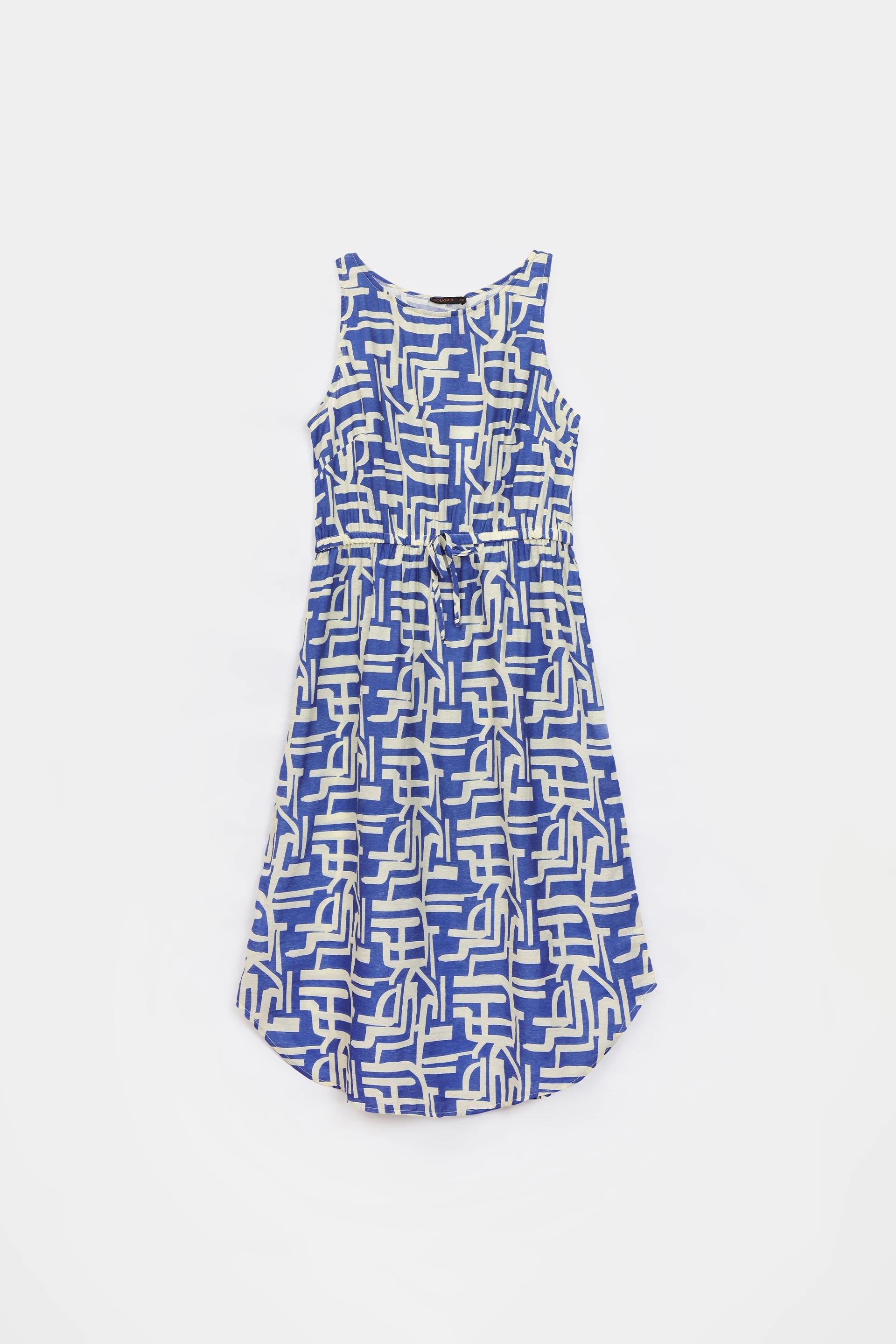 Geometric Printed Dress - Cougar Clothing