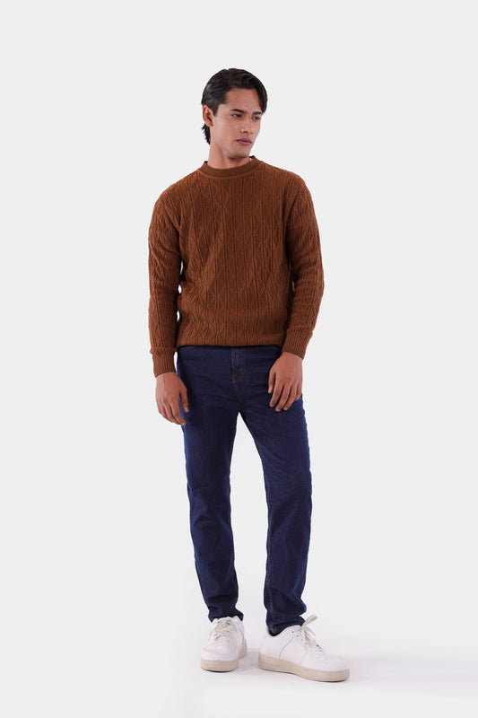 Textured Knit Sweater - Cougar Clothing