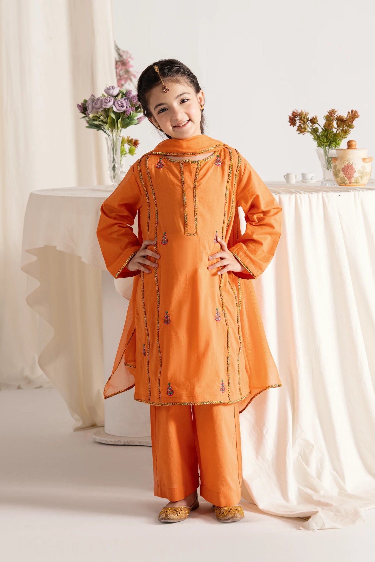 3 Piece- Embroidered Lawn Suit - Cougar Clothing