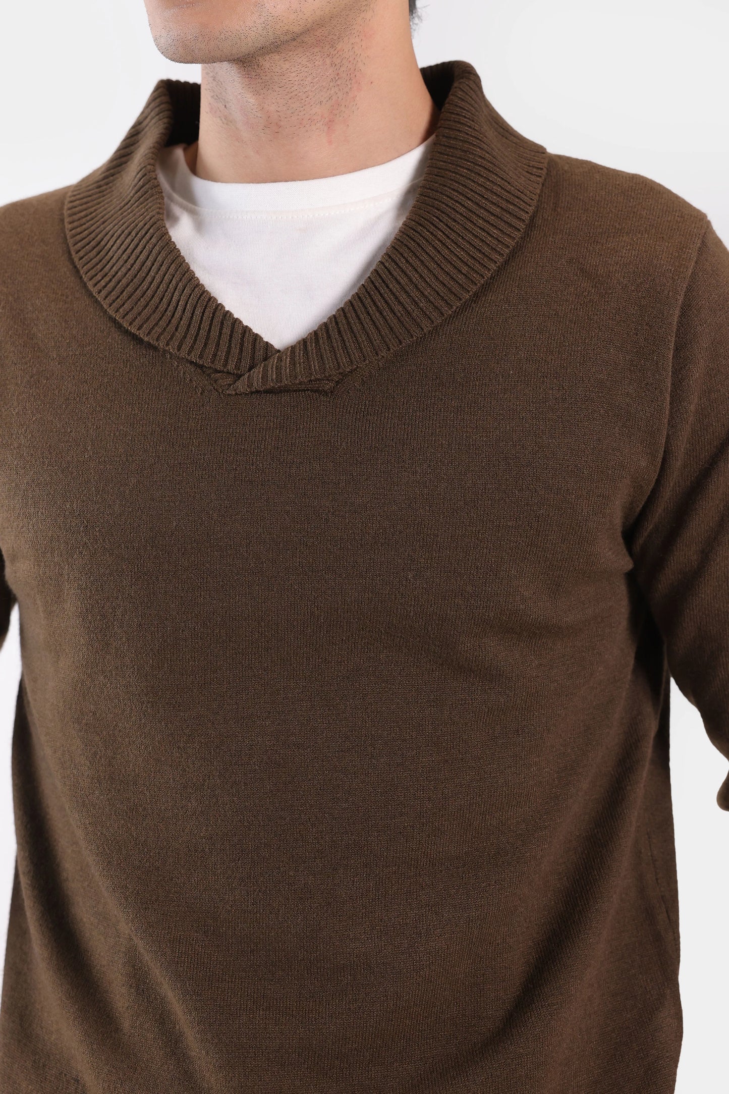 Shawl Collar Sweater - Cougar Clothing