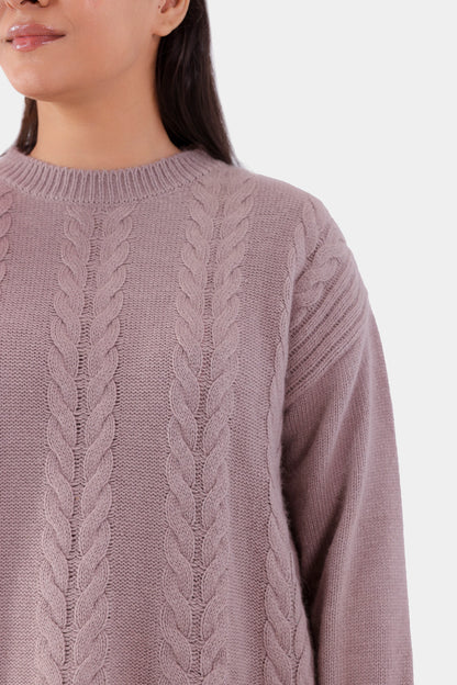 Cable Knit Sweater - Cougar Clothing