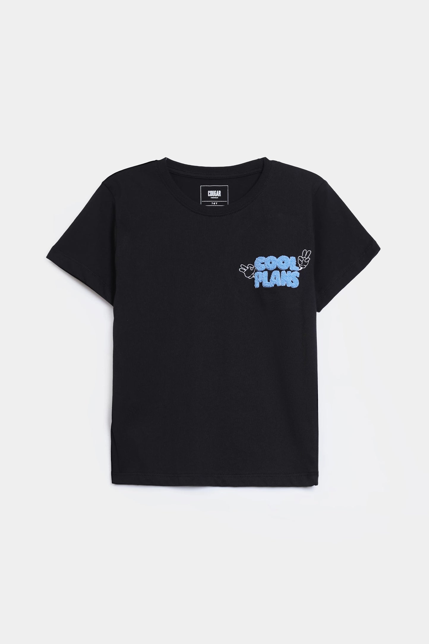 Chenille Embroidered T-Shirt - Cougar Clothing
