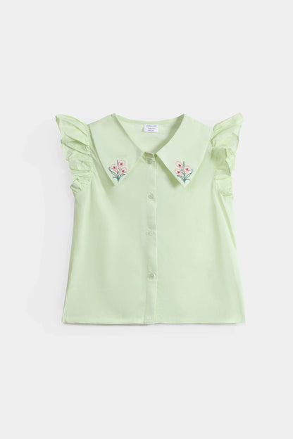Embroidered Lawn Top - Cougar Clothing