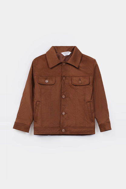 Faux Suede Jacket - Cougar Clothing