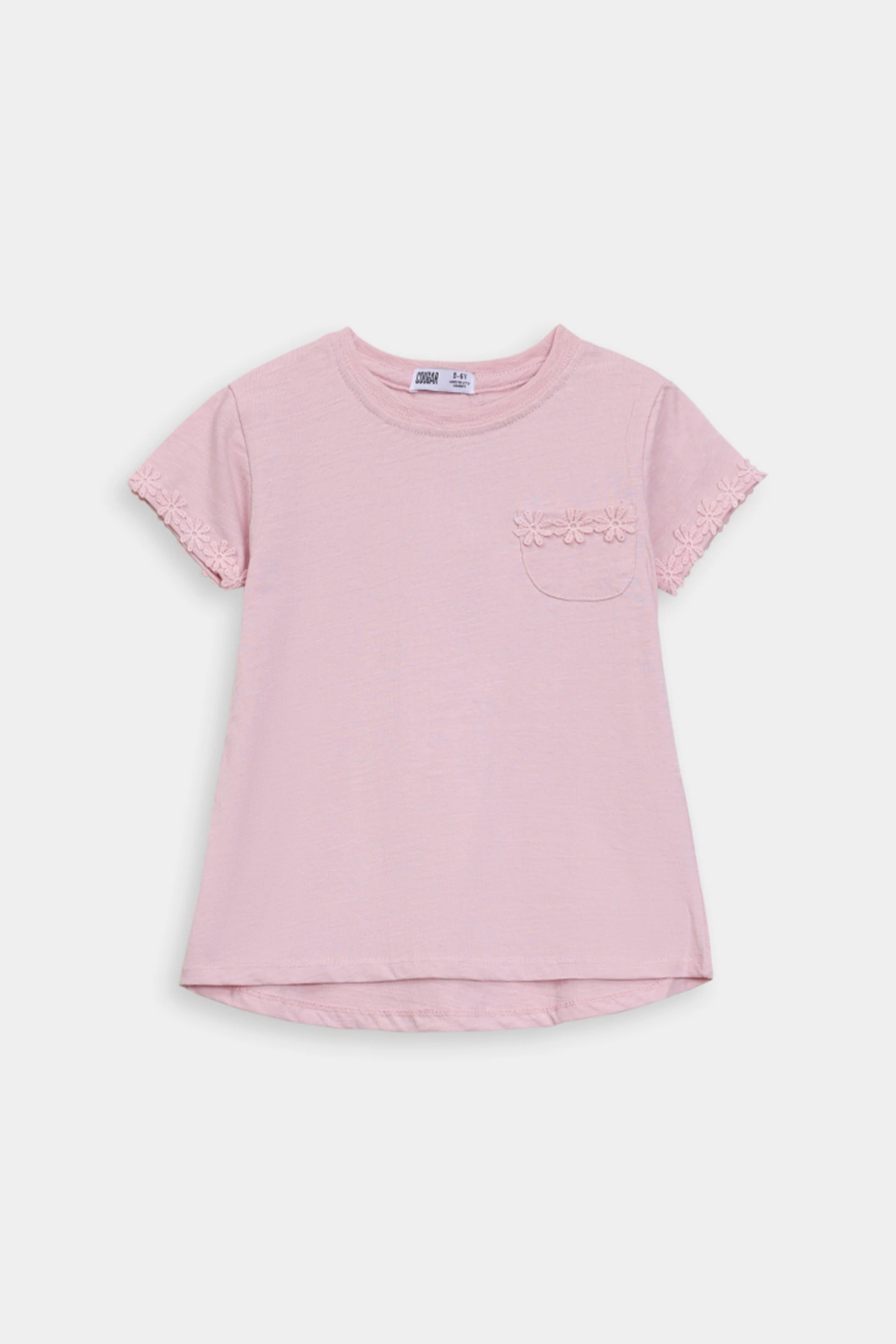 Lace-Detailed T-Shirt - Cougar Clothing