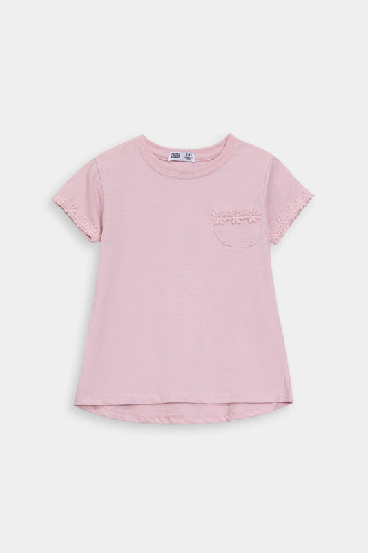 Lace-Detailed T-Shirt - Cougar Clothing