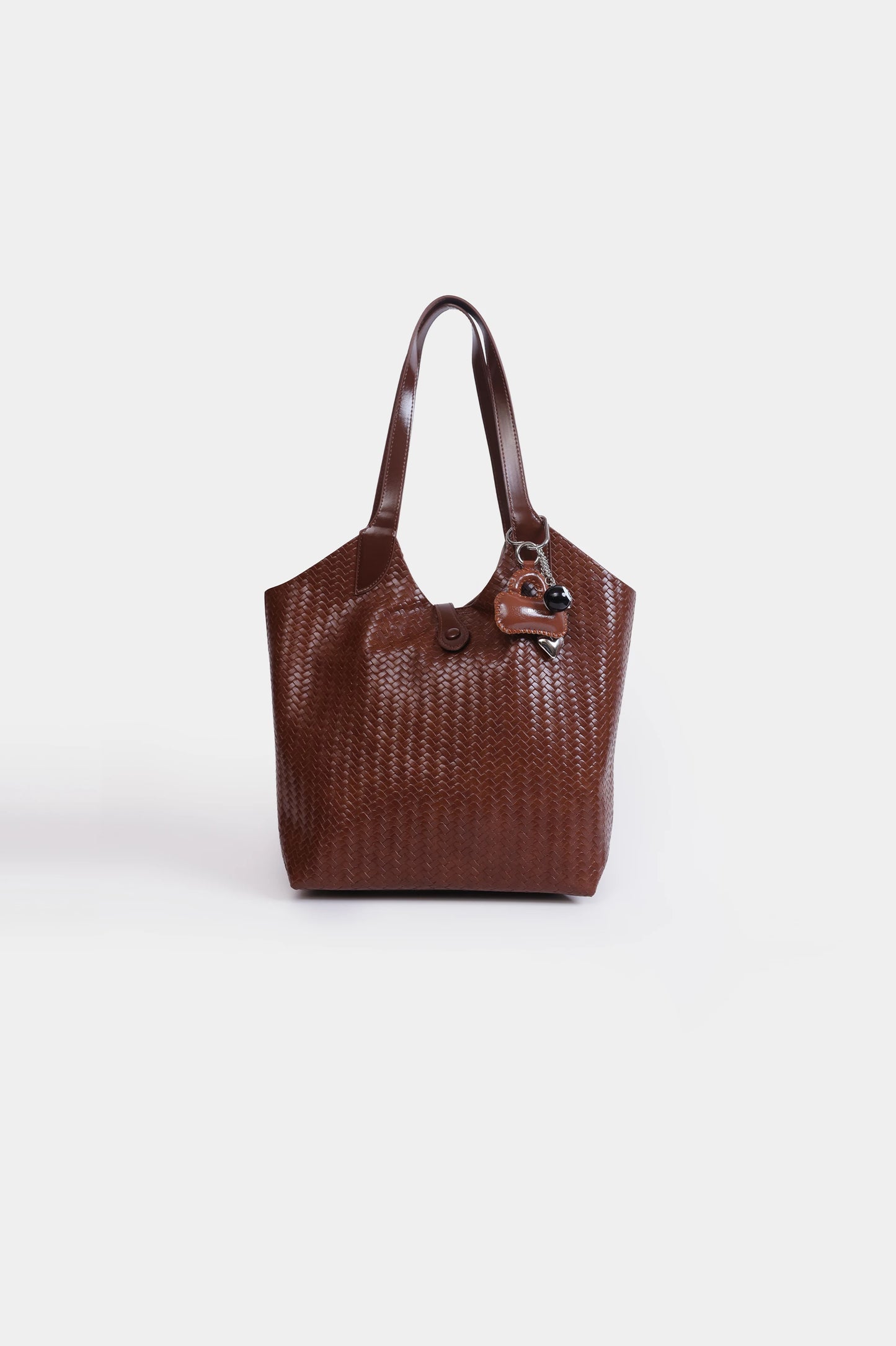 Textured Tote With Drawstring Pouch - Cougar Clothing