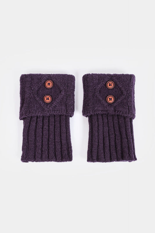 Knitted Boot Cuffs | Short Leg Warmers - Cougar Clothing