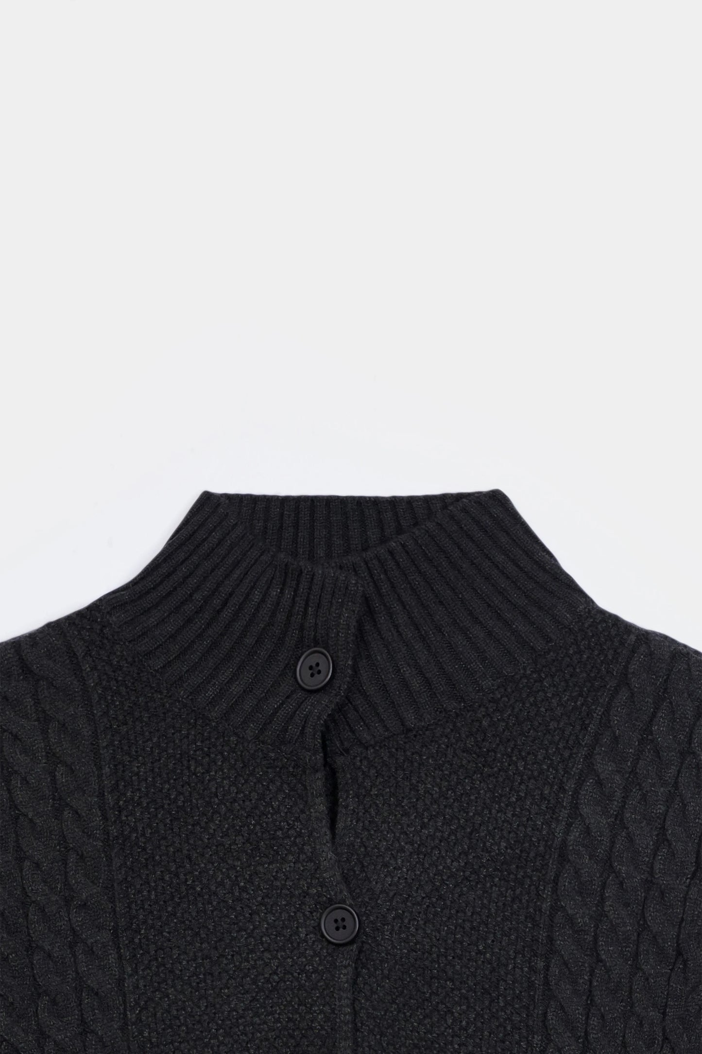 Blouson Sleeved Knit Cardigan