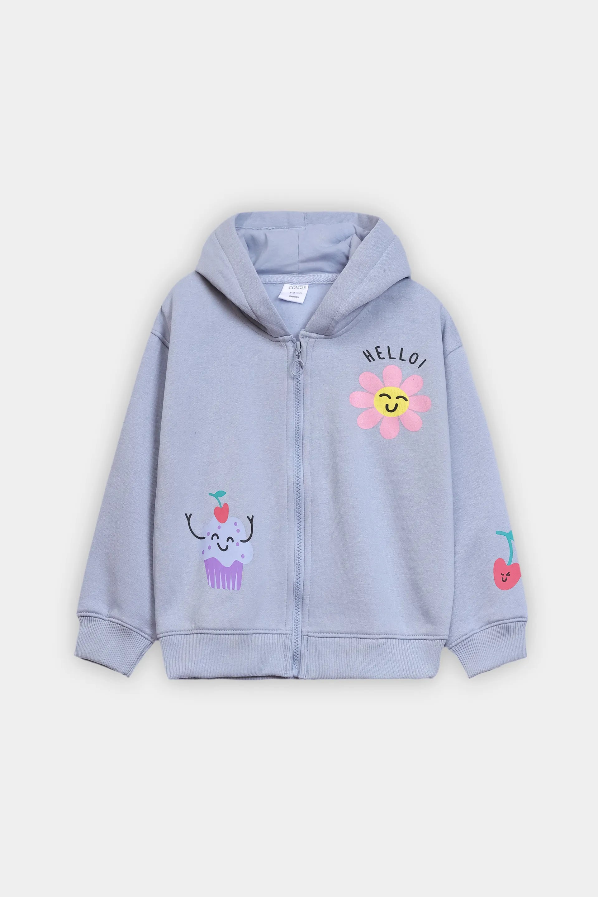 Oversized Zip-Up Hoodie - Cougar Clothing