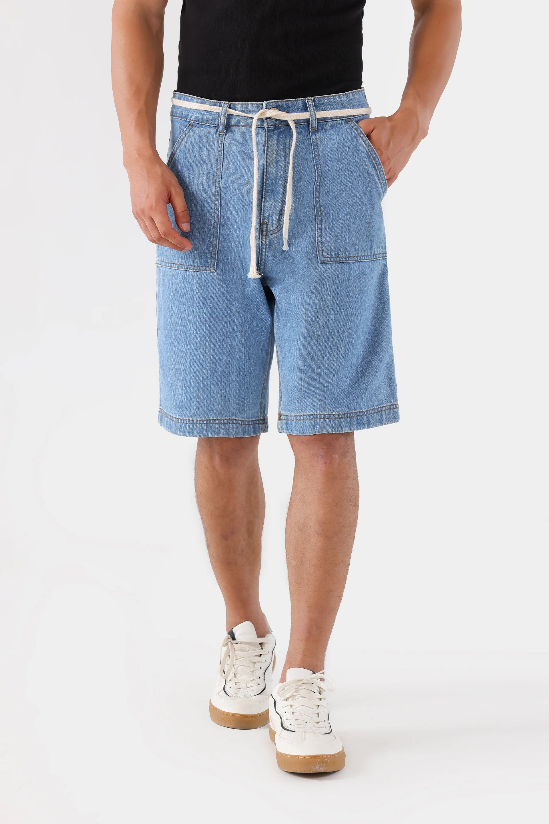 Relaxed Fit Denim Shorts - Cougar Clothing