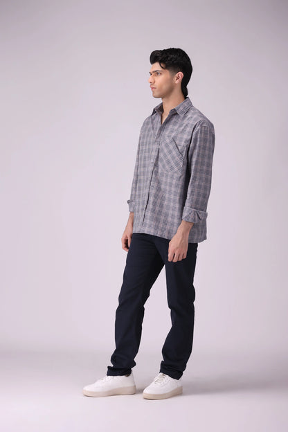 Checkered Chest Pocket Shirt - Cougar Clothing