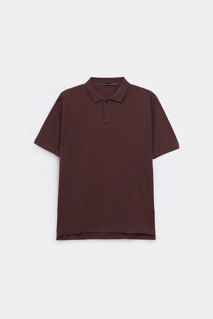 Relaxed Waffle Knit Polo - Cougar Clothing