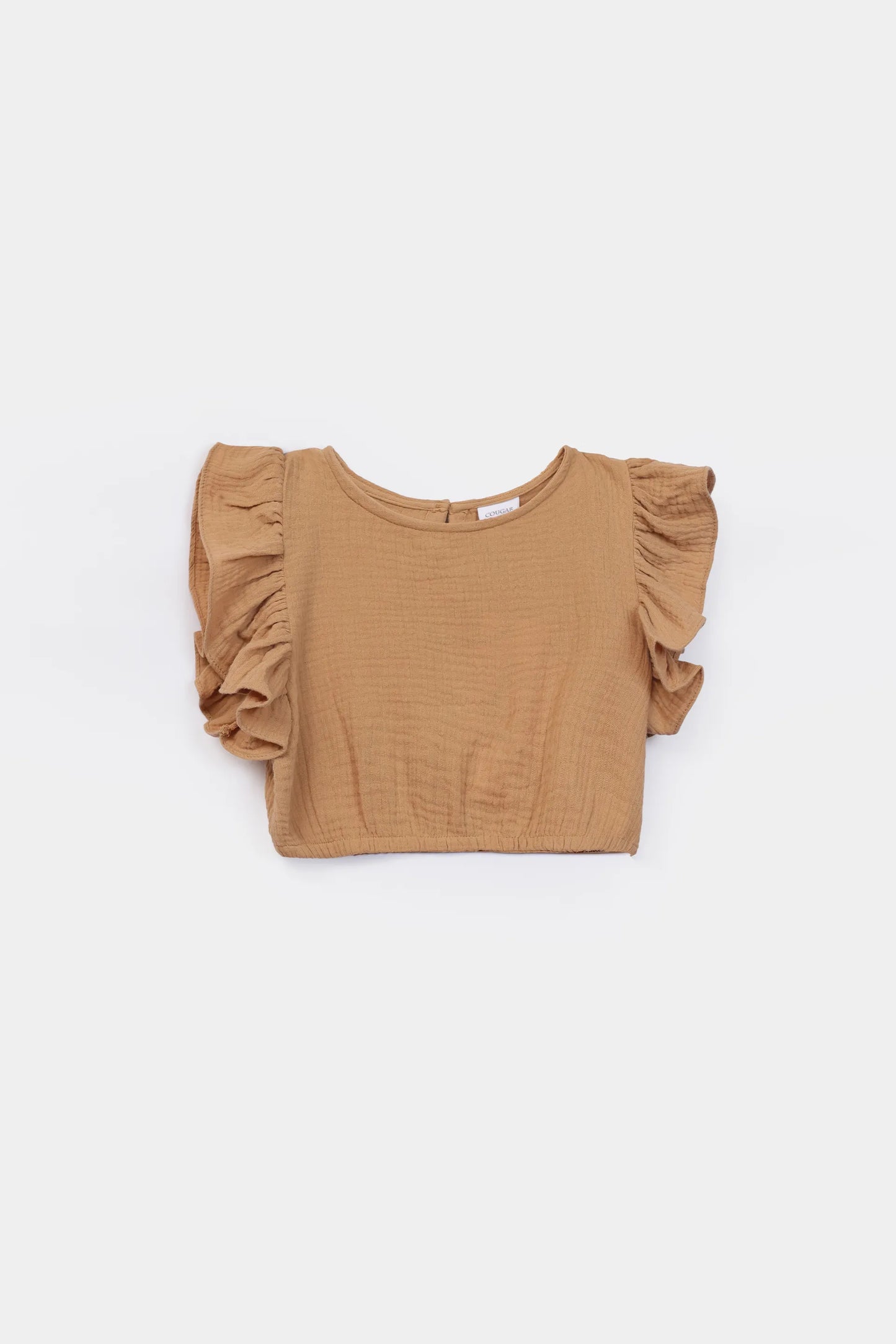 Double Muslin Frilled Blouse - Cougar Clothing