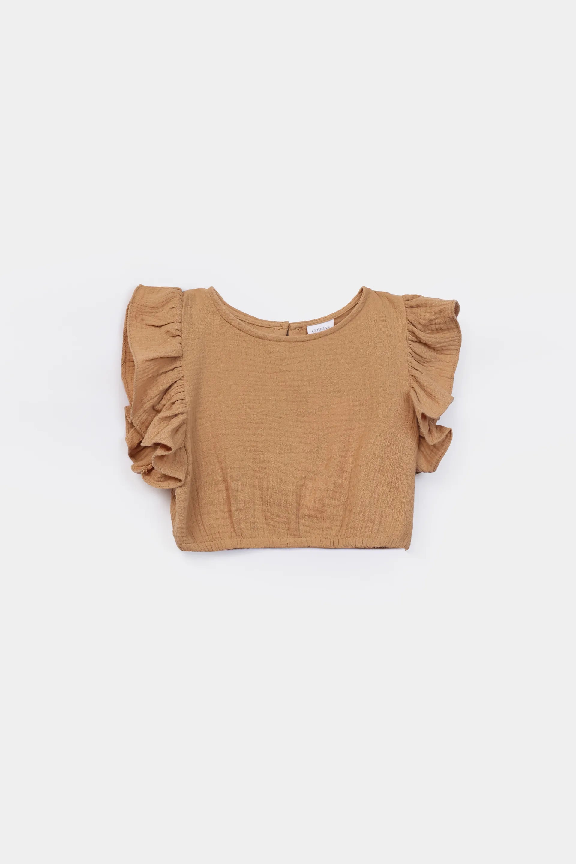 Double Muslin Frilled Blouse - Cougar Clothing