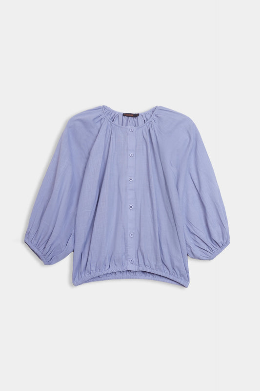 Button-Down Cotton Top - Cougar Clothing