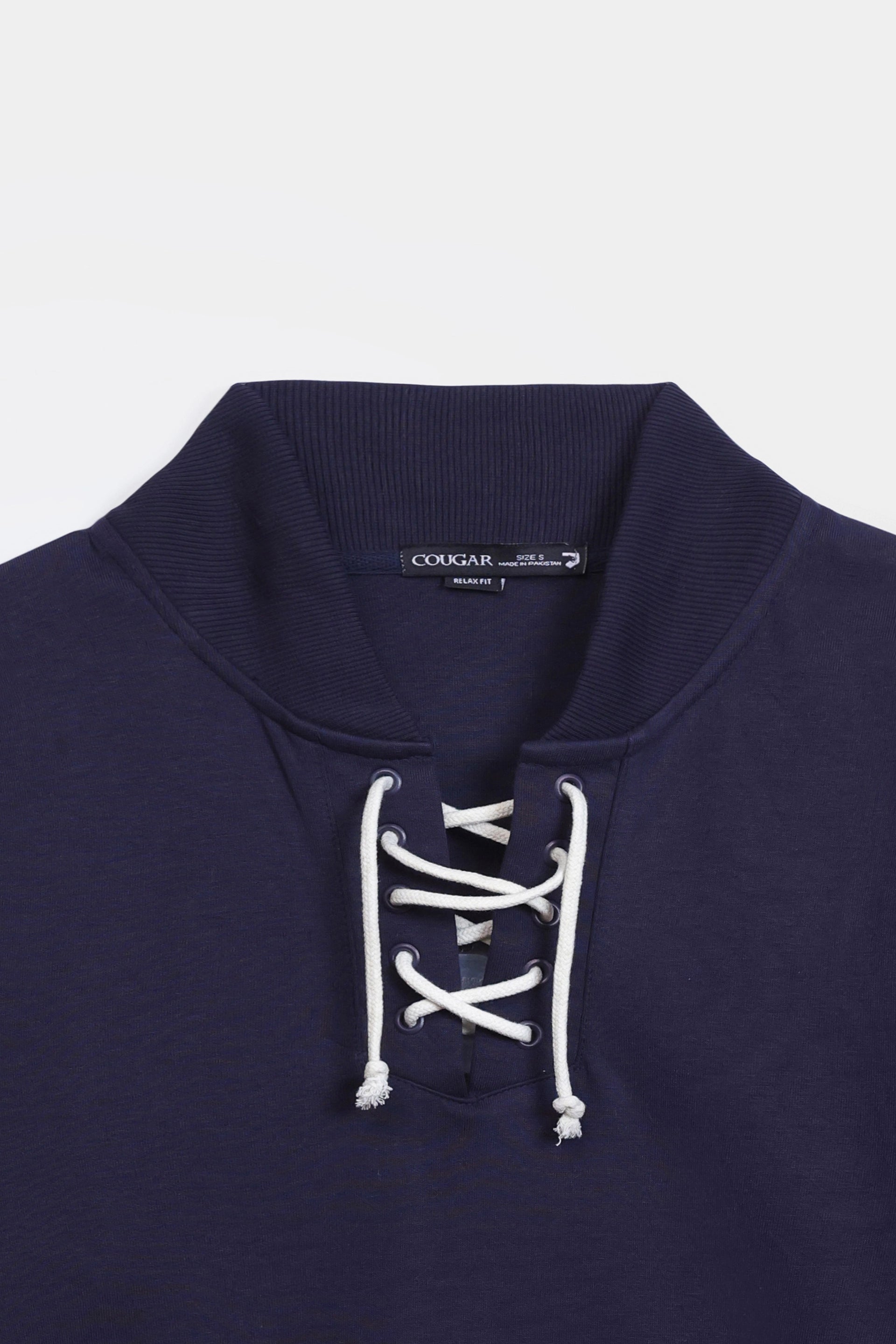 Contrast Drawstring Sweatshirt - Cougar Clothing