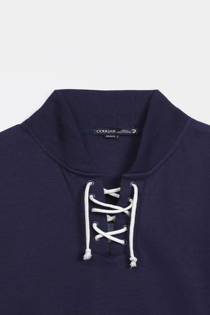 Contrast Drawstring Sweatshirt - Cougar Clothing