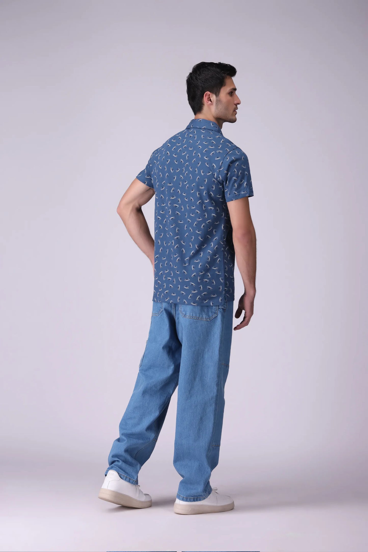 All Over Printed Polo - Cougar Clothing