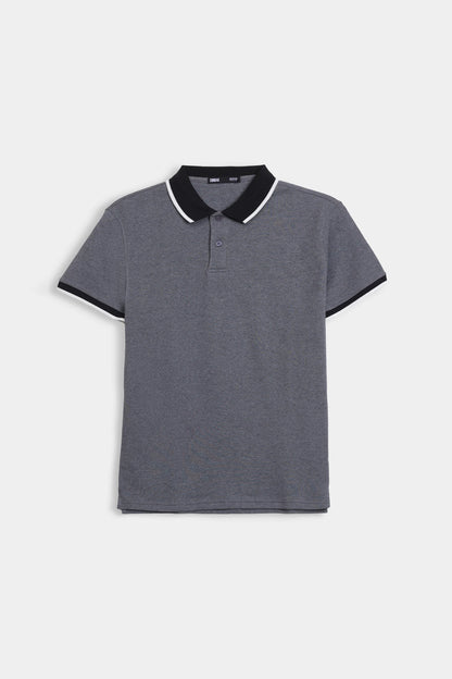 Textured Interlock Polo - Cougar Clothing