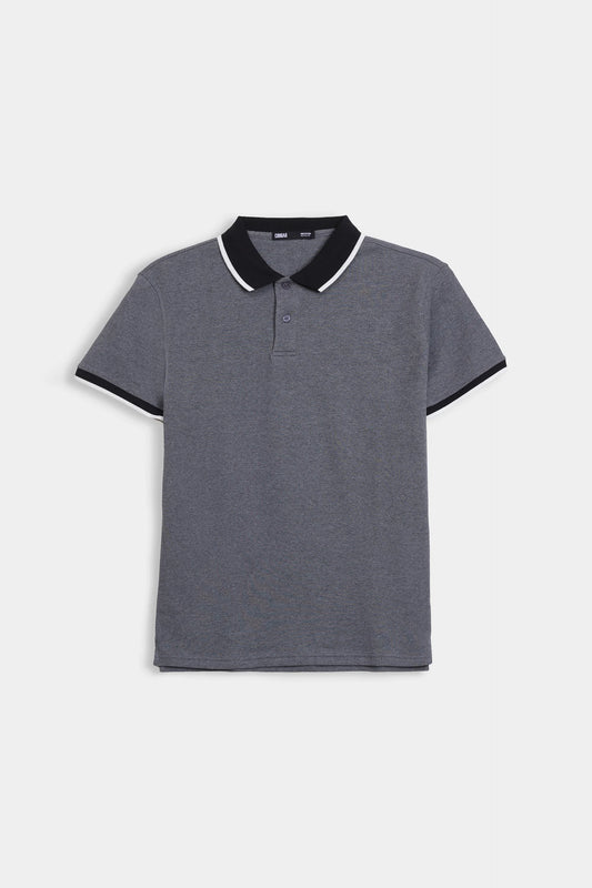 Textured Interlock Polo - Cougar Clothing