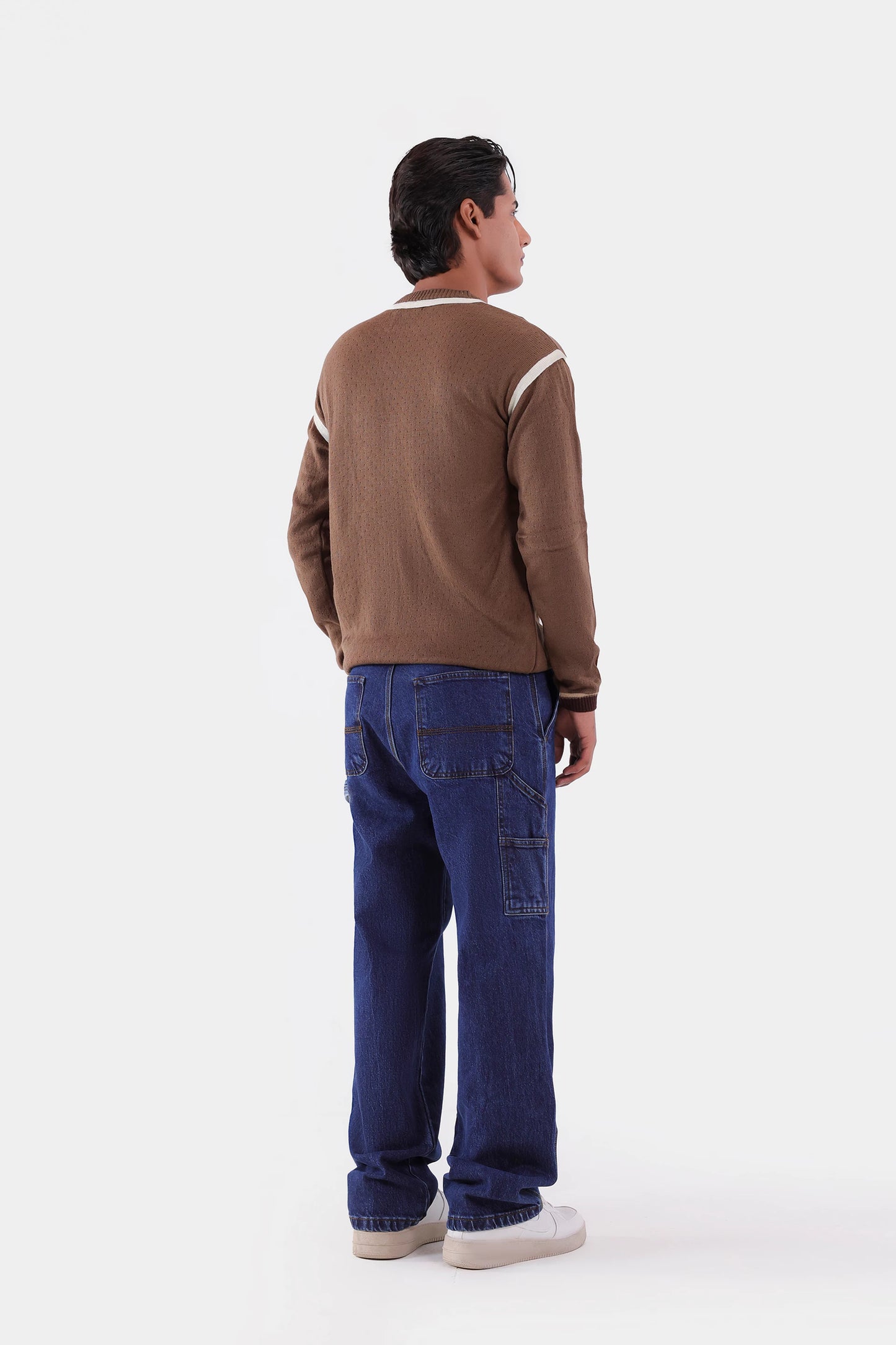 Contrast Striped Sweater - Cougar Clothing