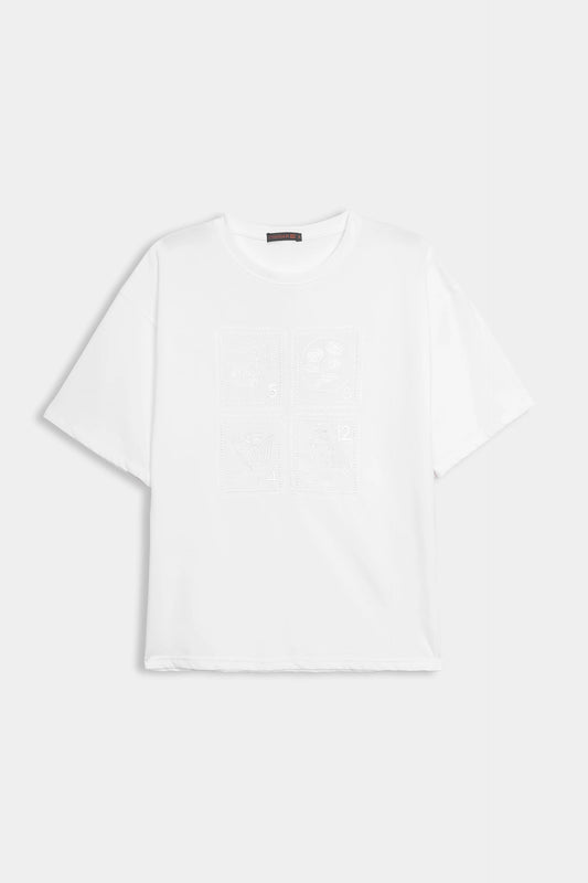 Tonal Embroidered T-Shirt - Cougar Clothing