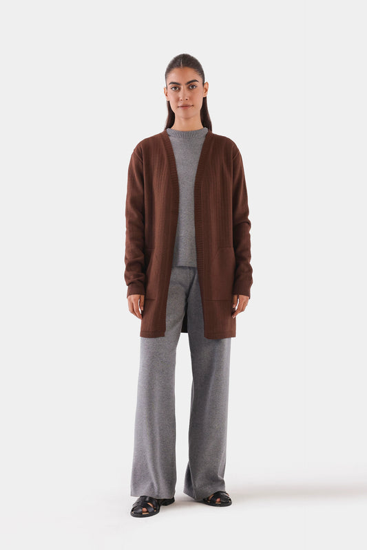 Fine Gauge Knit Cardigan - Cougar Clothing