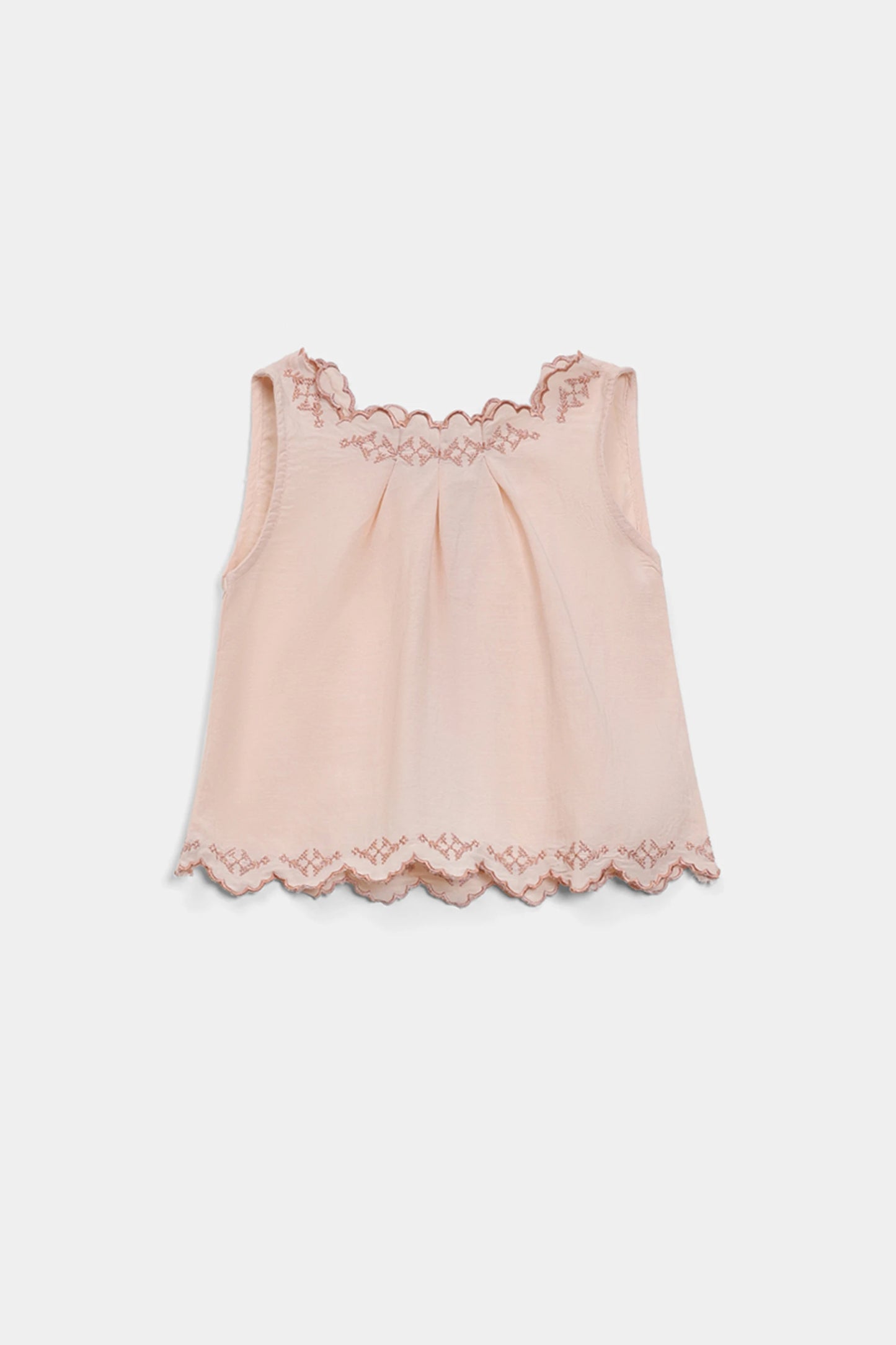 Embroidered Sleeveless Top - Cougar Clothing