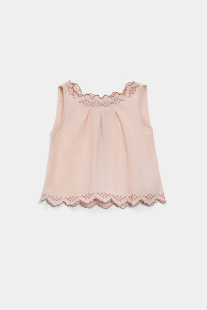 Embroidered Sleeveless Top - Cougar Clothing