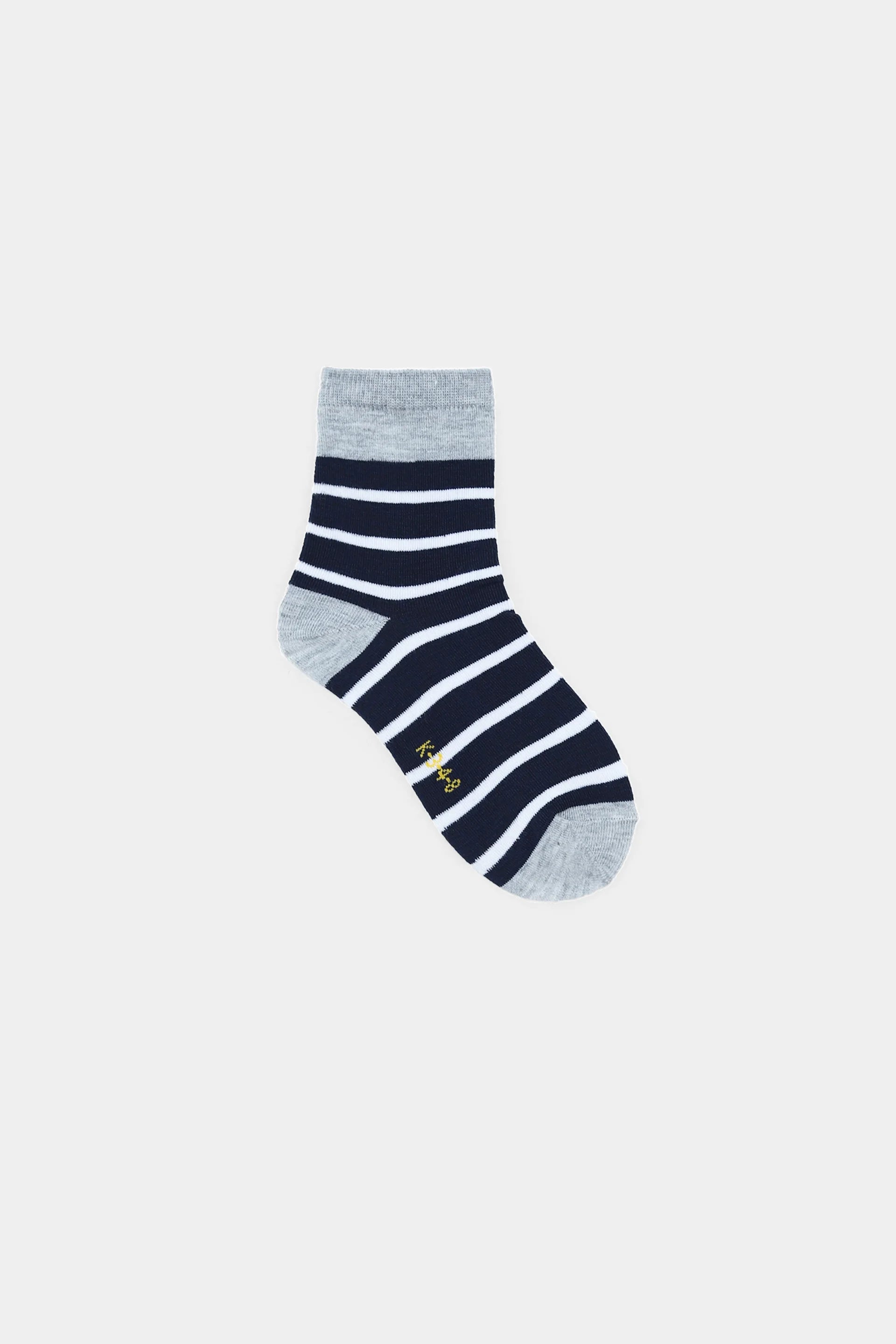 Striped Short Crew Socks - Cougar Clothing