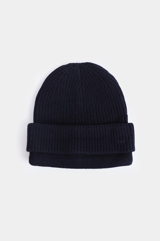 Beanie With Double Turn Up Cuff