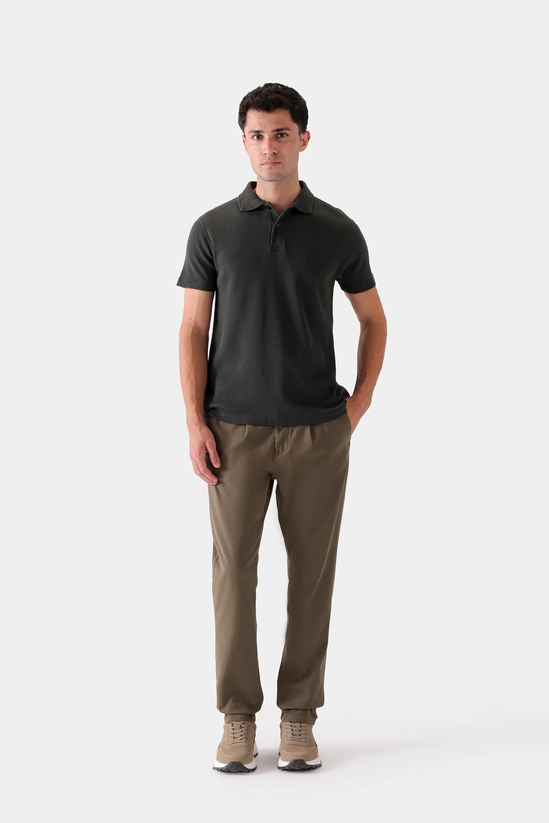 Classic Waffle Polo - Cougar Clothing