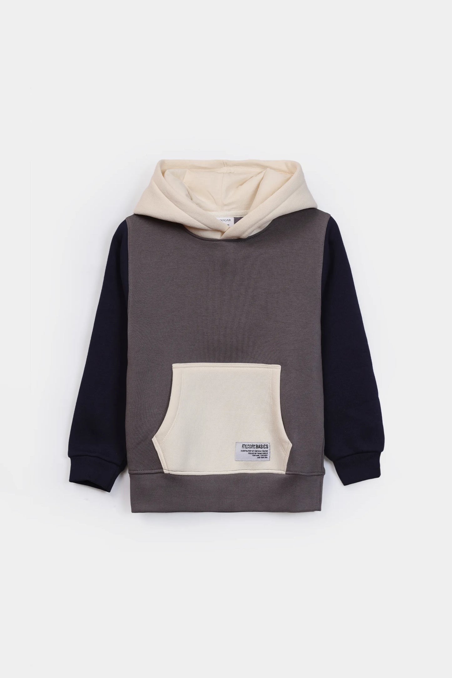 Color Block Fleece Hoodie - Cougar Clothing