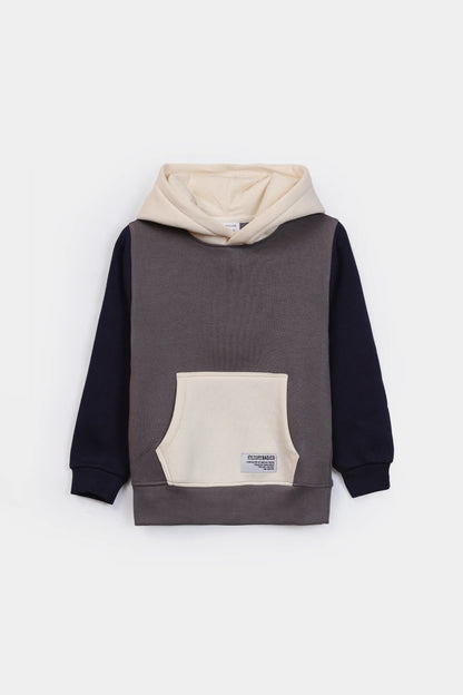 Color Block Fleece Hoodie - Cougar Clothing