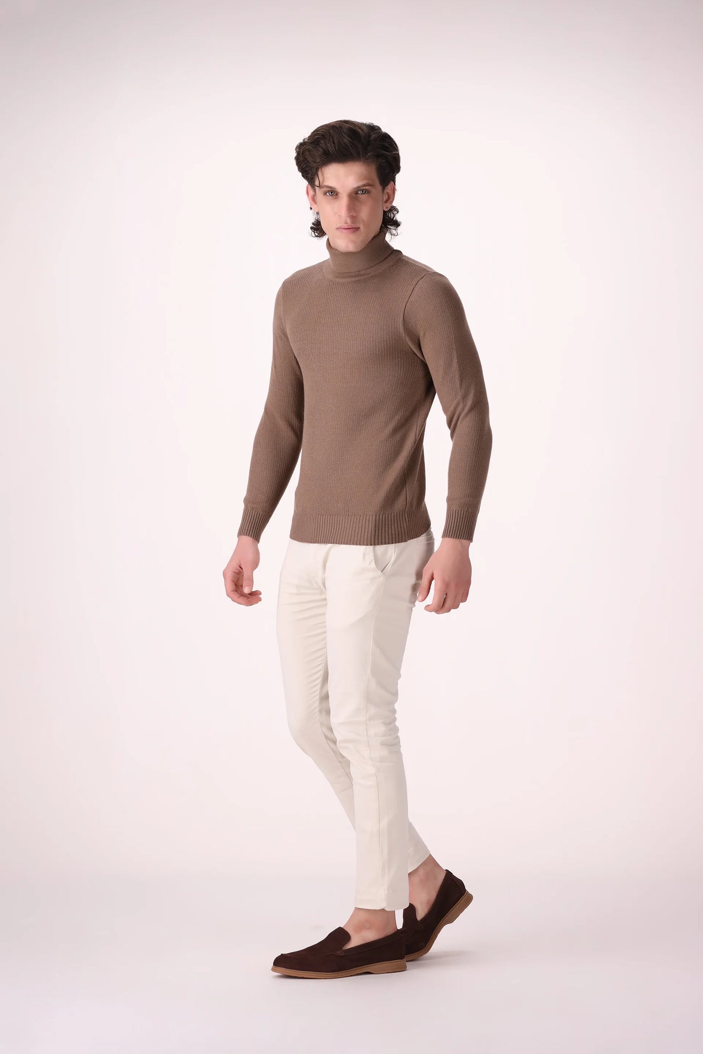 Extra Fine Roll Neck Sweater - Cougar Clothing