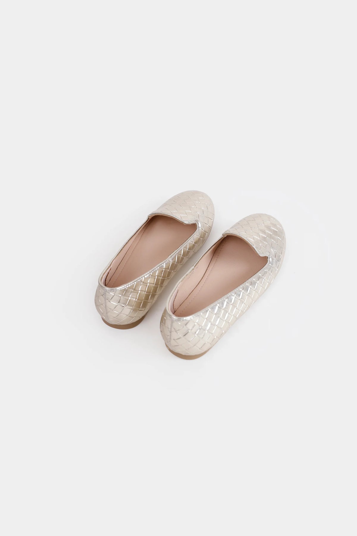 Metallic Ballet Flats - Cougar Clothing