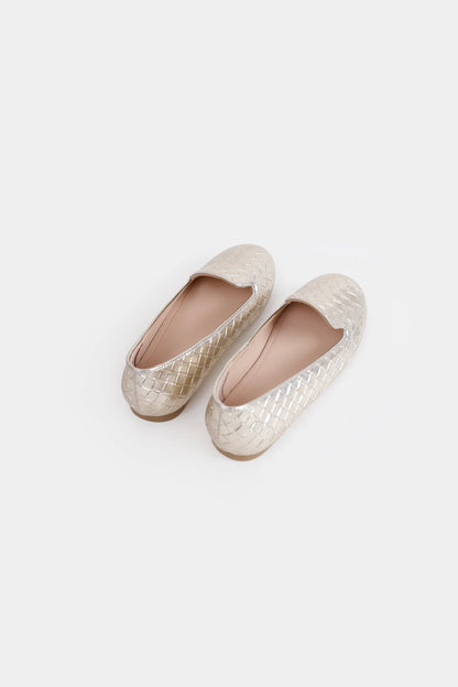 Metallic Ballet Flats - Cougar Clothing