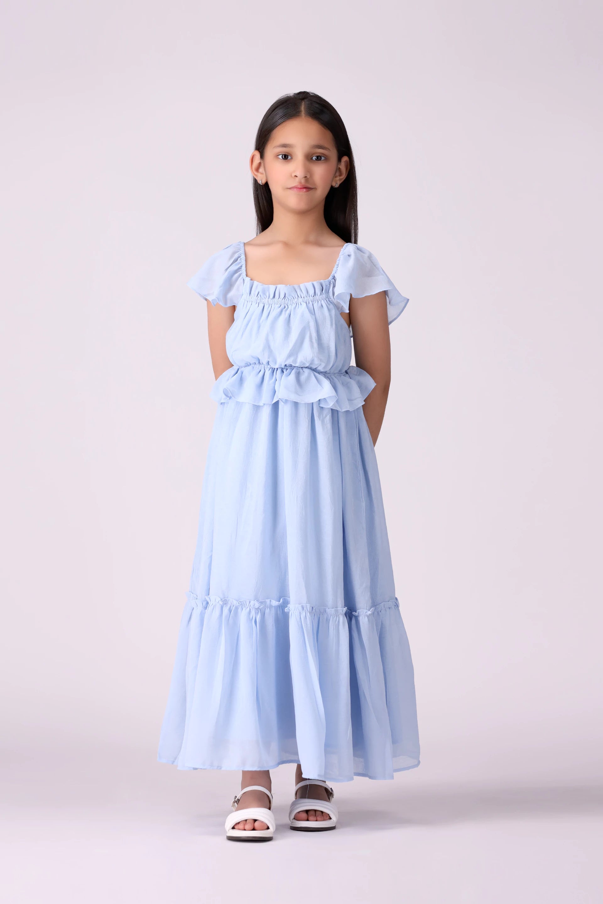 Ruffle Dress - Cougar Clothing